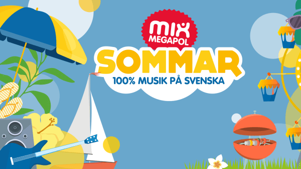 Radionytt ”100% musik svenska” på Mix Megapol i sommar